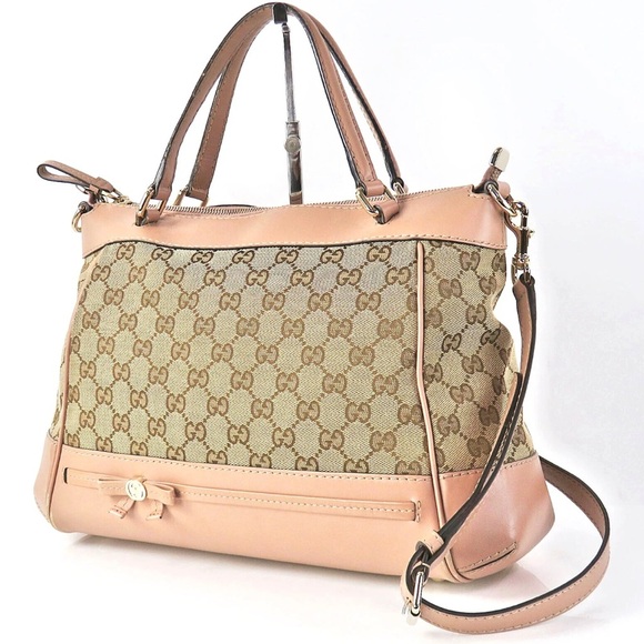 Gucci Tan and Brown Shoulder Bag - Picture 2 of 16